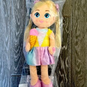 Diana Popstar plush doll 15”